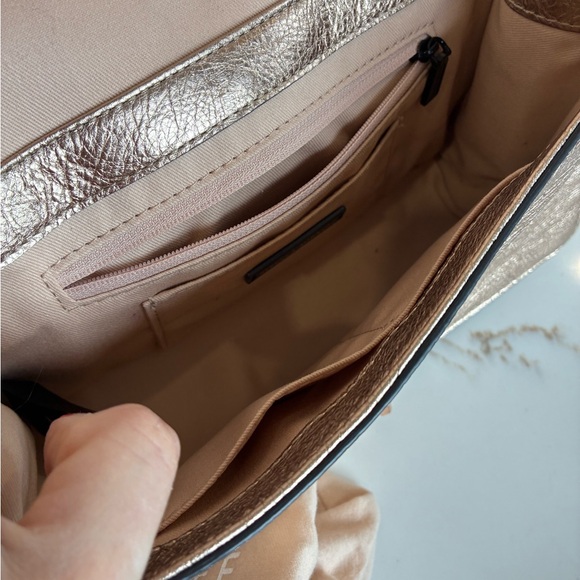 Rebecca Minkoff rose gold metal chain shoulder bag - Picture 2 of 3